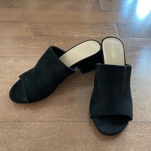 Aldo Suede Mules